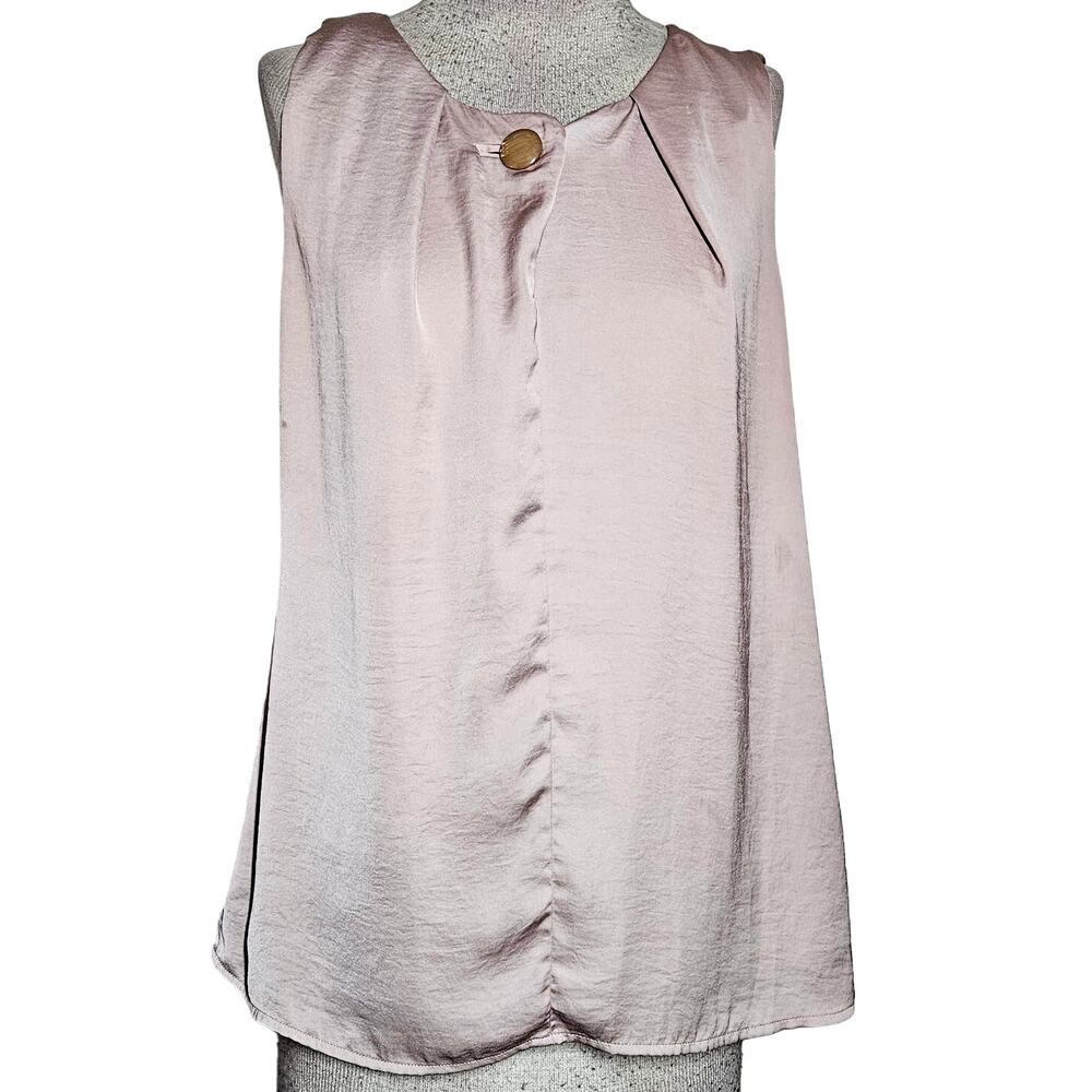 Cabi Sleeveless Satin Blouse Size Medium